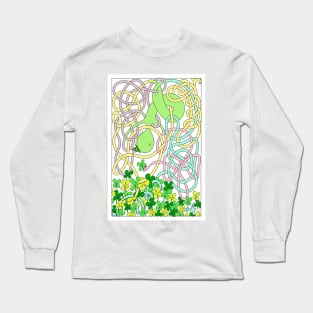 Mr Squiggly Four-Leaf Clover Long Sleeve T-Shirt